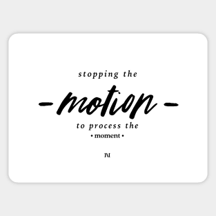 Stopping the Motion (White Background) Sticker